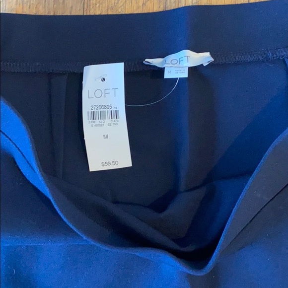 LOFT Navy blue skirt - Picture 2 of 3